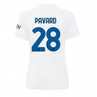 Stroje piłkarskie Inter Milan Benjamin Pavard #28 Koszulka Wyjazdowej dla damskie 2023-24 Krótki Rękaw